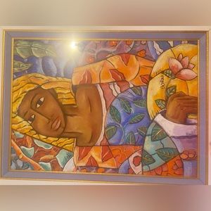 This Beautiful painting from Hawaii Beautiful multicolored 30/40yrs